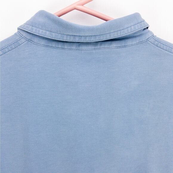 Public Rec Pima Cotton Polo Shirt Men’s Medium Blue Stretch Casual Soft Logo - Picture 7 of 11